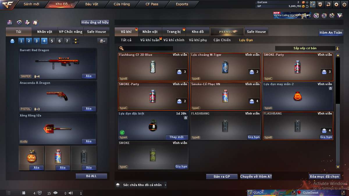 shop acc cf uy tin gia re